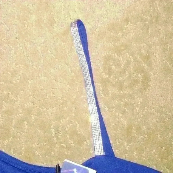 ** NWT** BCX PARTY DRESS WITH RHINESTONE STRAP SIZE XL - Picture 2 of 10